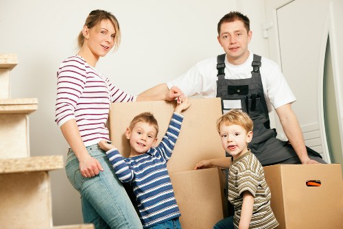 Supervisor reviewing safety procedures during a removal operation