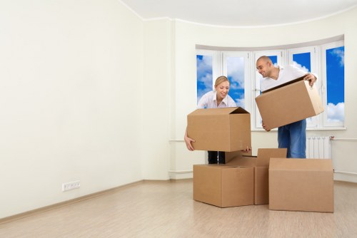 Office relocation support from removal companies in Brompton