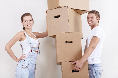 Local removals crew handling an urgent move in Brompton